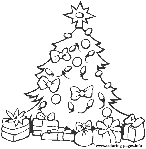 Gifts And Trees S For Kids Xmas1326 coloring