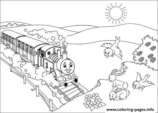 Cartoon Thomas The Train S For Kidsff10 coloring