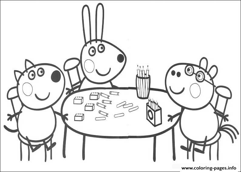 Kids Peppa Pig Colouring Pages Kids Printable9827 Coloring Pages Printable