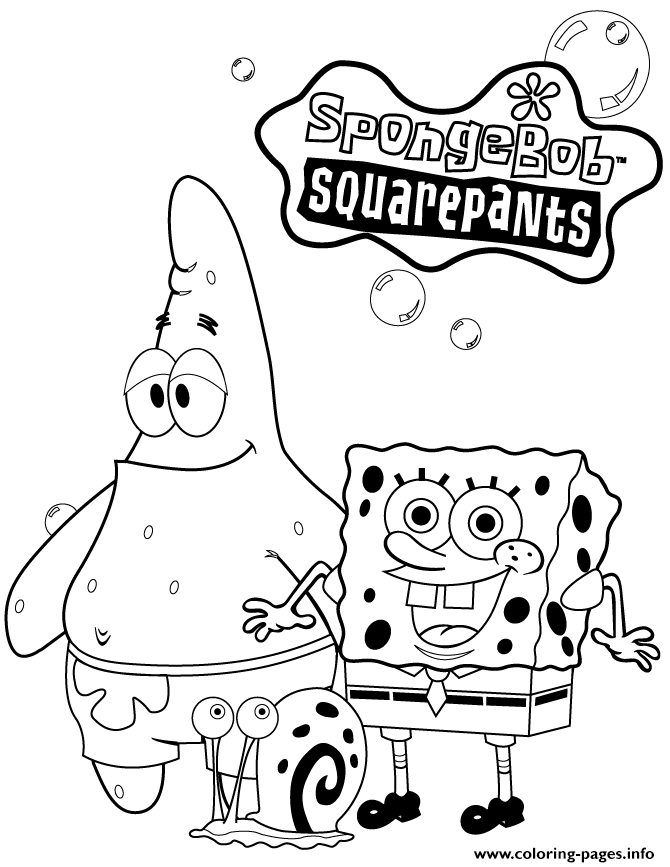 Coloring Pages For Kids Spongebob Squarepants1d8c coloring