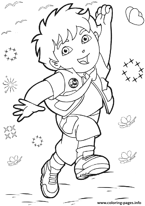 Free Diego S For Kids4947 coloring