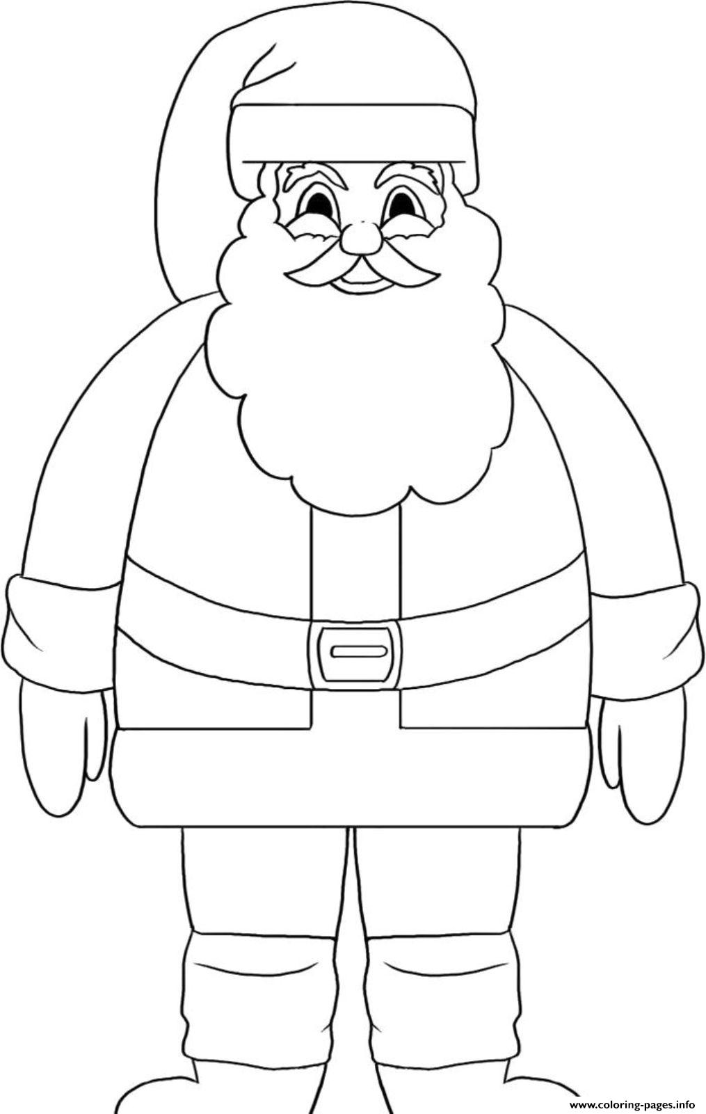 Stand Santa S For Kids Printable17c9 coloring