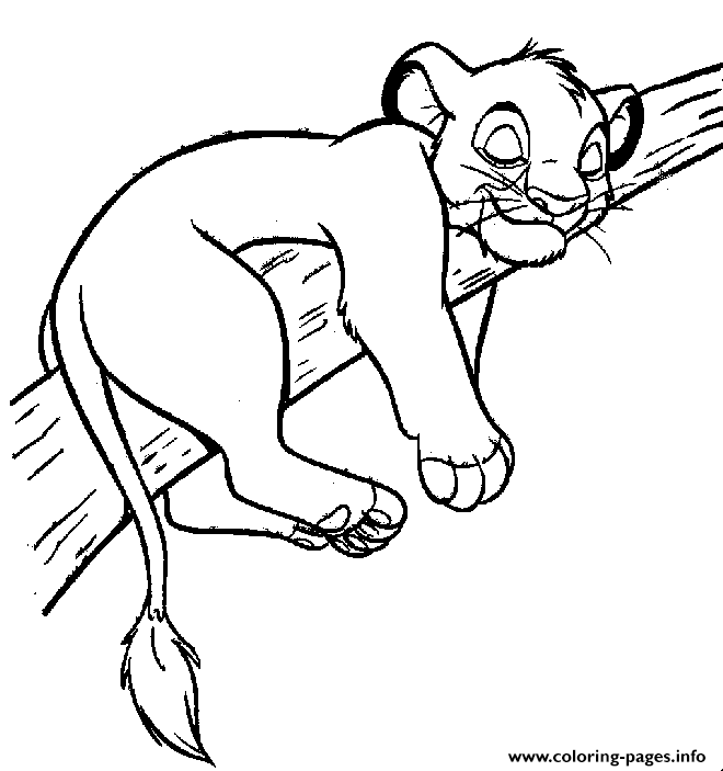 Simba S For Kids Lion King9db6 coloring