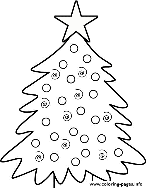 Kids Christmas Tree S39f8 coloring