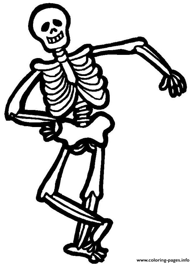 Halloween S For Kids Skeleton5e9e coloring