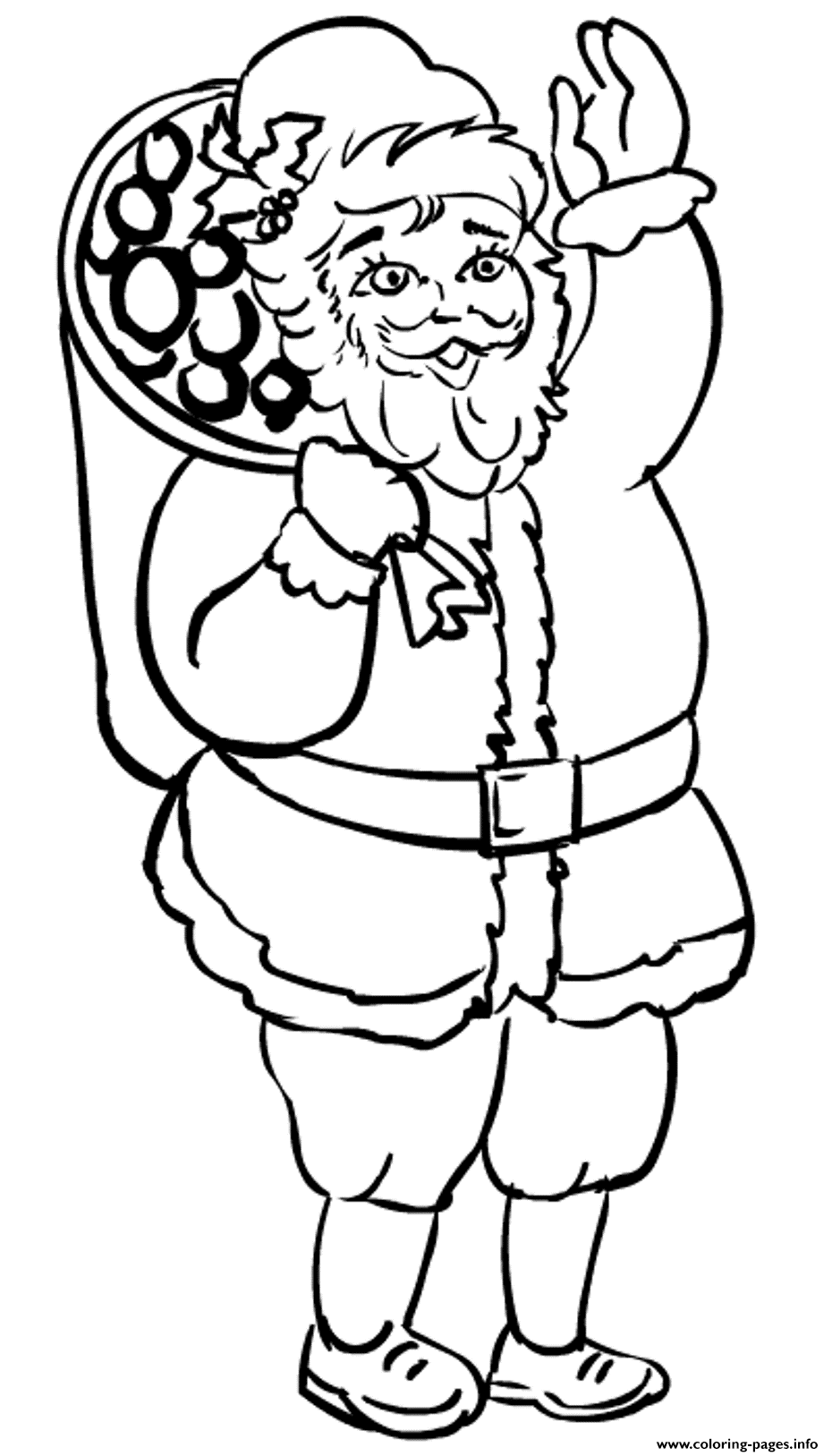 Santa Christmas S For Kids6853 coloring