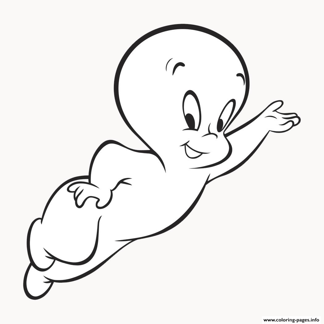 Casper Ghost S For Kids Printablefb1f coloring