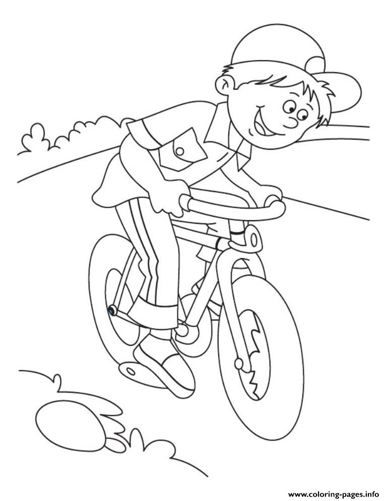 Riding Bicycle  For Kidsf12e coloring