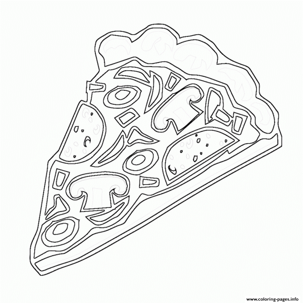 Kids Pizza S Of Food4692 coloring