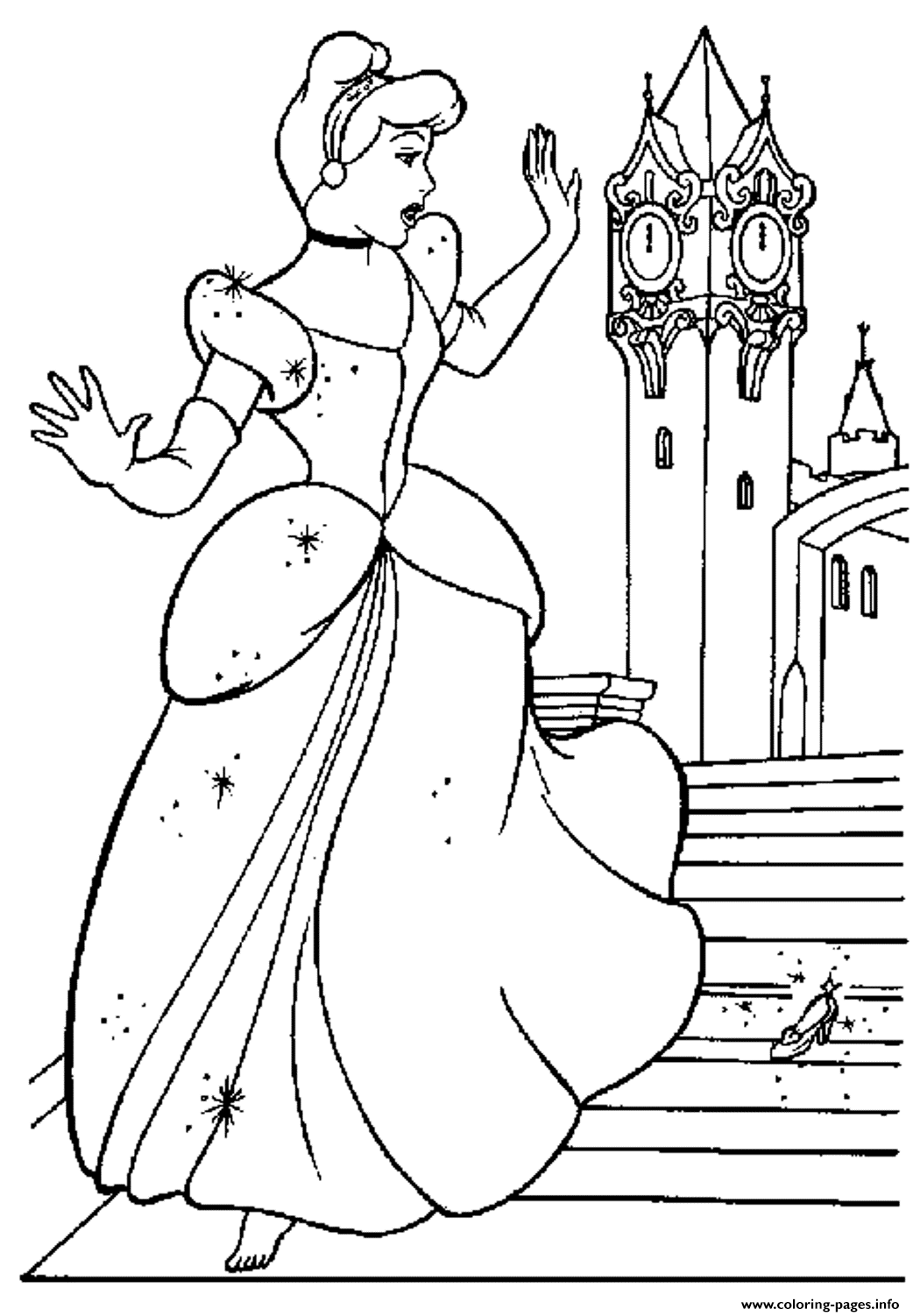 Princess Shocking Cinderella S For Kidscc9f coloring