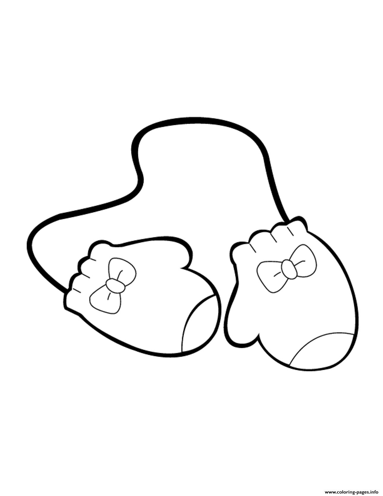Mitten  For Kids1d0d coloring
