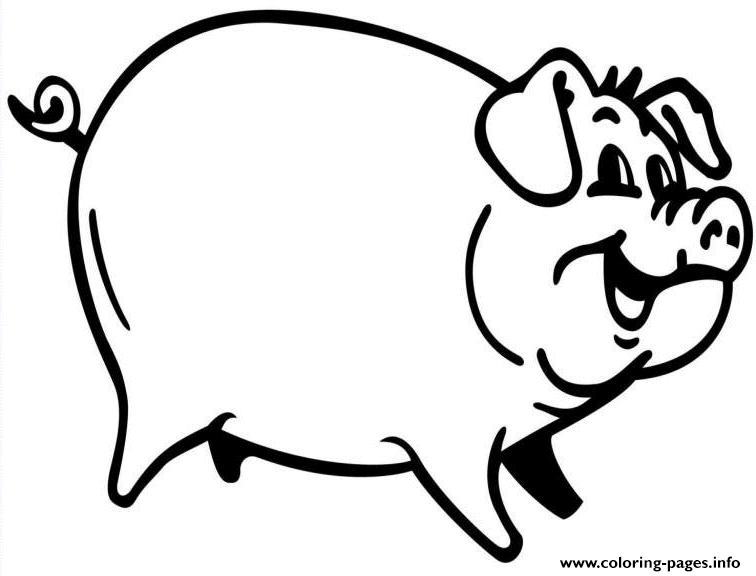 Coloring Pages A Pig Fo Kidse9f0 coloring