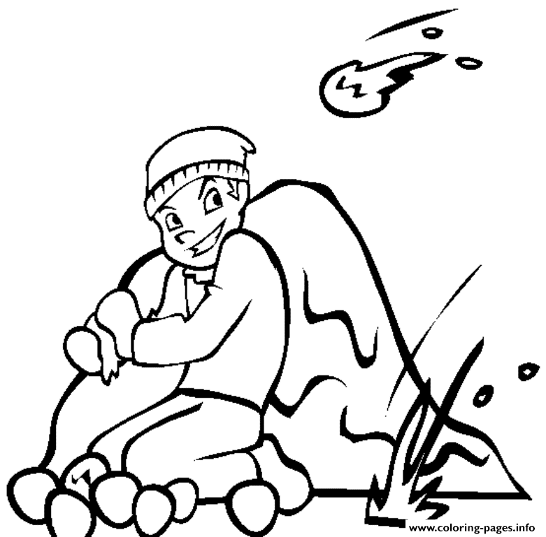 Winter S For Kids Snowball Fightf8b1 coloring