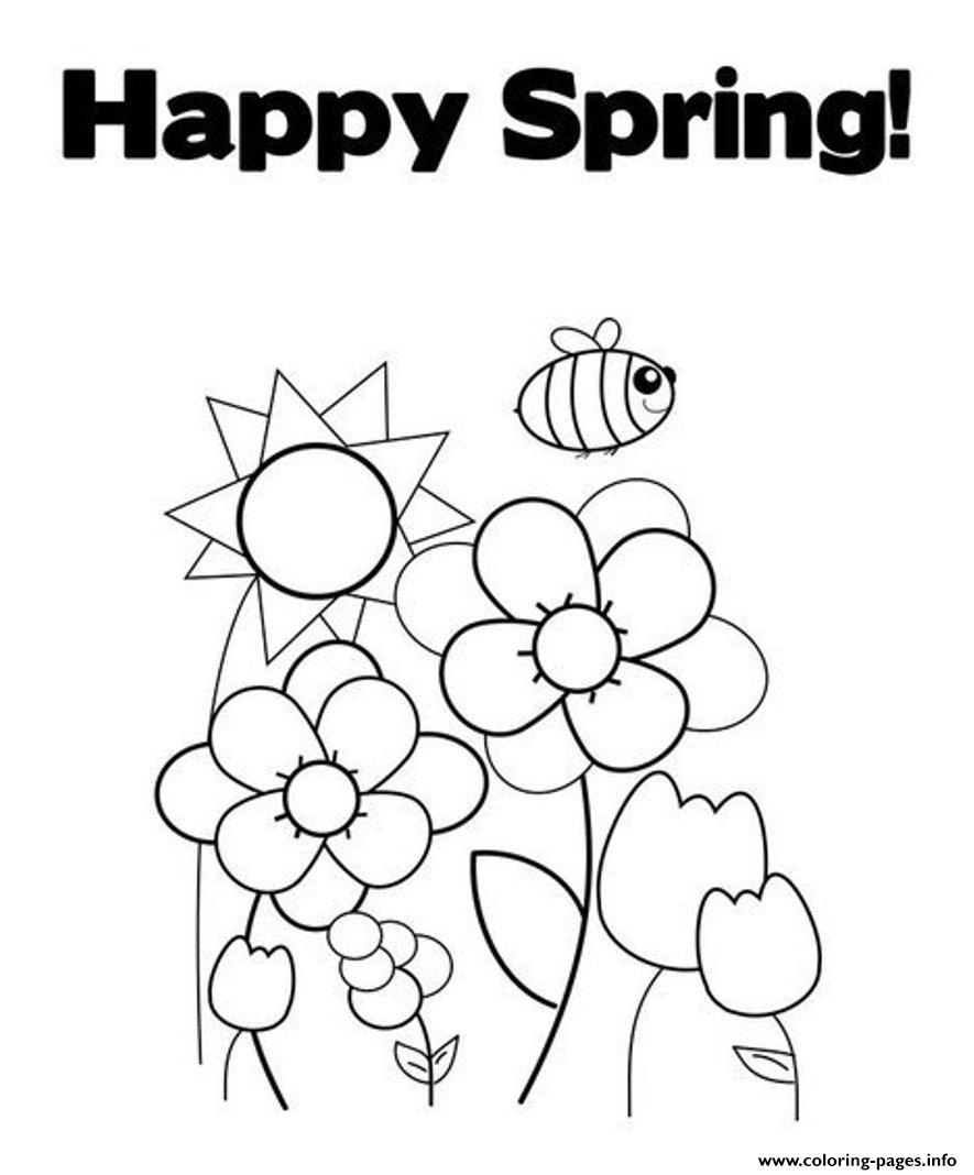 Happy Spring S For Kids8638 coloring