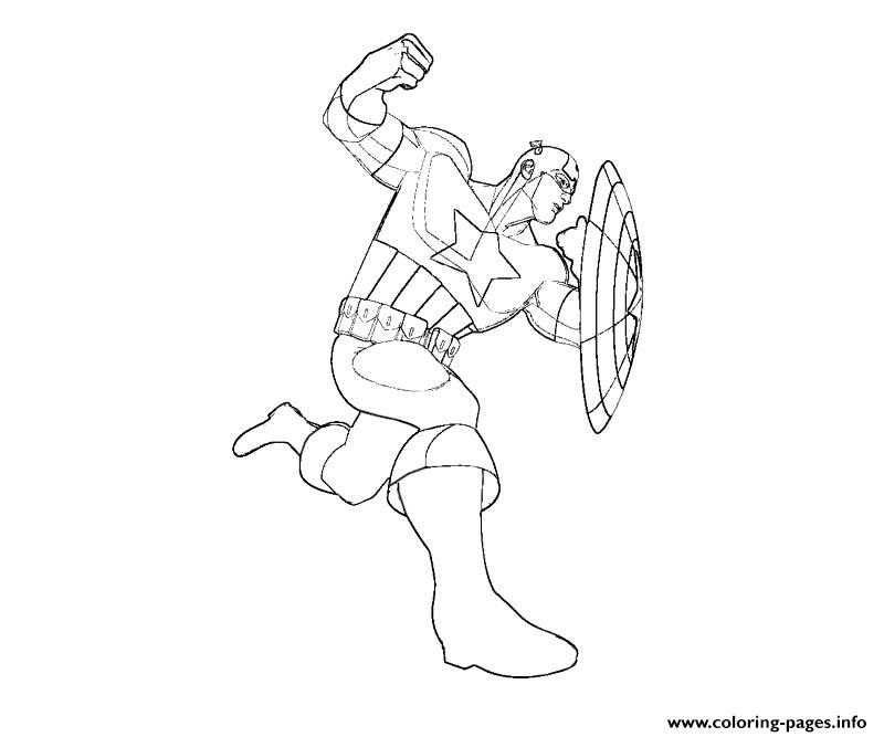 Awesome Captain America S For Kids2549 coloring