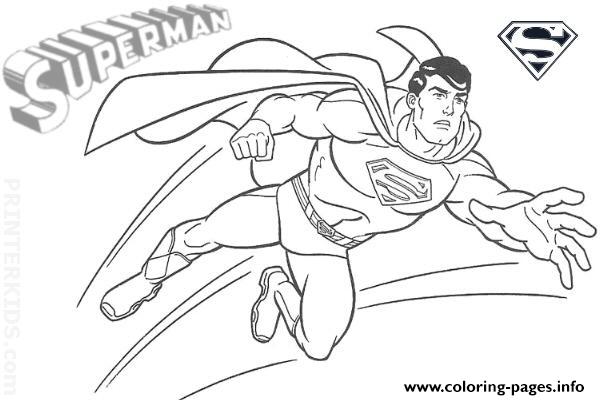 Super Hero Superman S For Kids Printable72e6 coloring