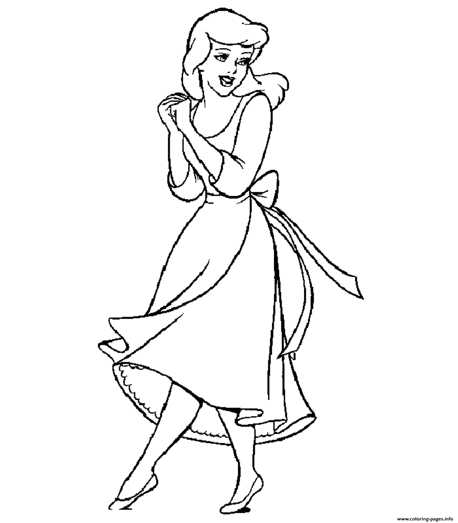 Princess Ordinary Cinderella S For Kids2497 coloring