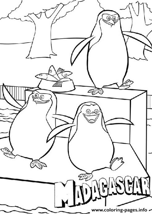 Madagascar S For Kids Penguinff28 coloring