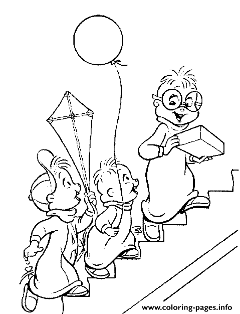Alvin And The Chipmunks S For Kids0a80 coloring