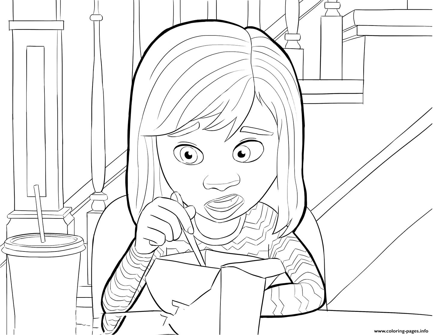 Riley Anderson Inside Out coloring
