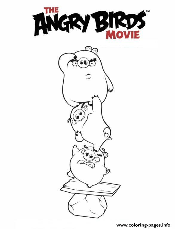 Angry Birds Movie 2016 coloring