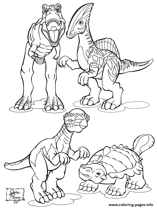 Dinosaur 328 coloring