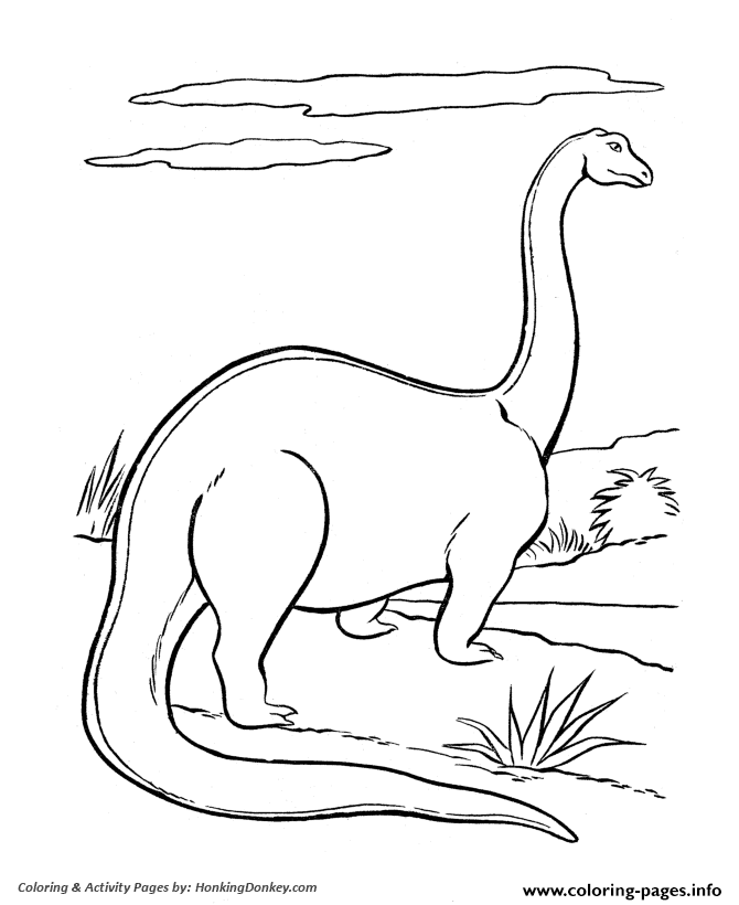 Dinosaur 110 coloring