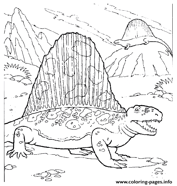 Dinosaur 108 coloring