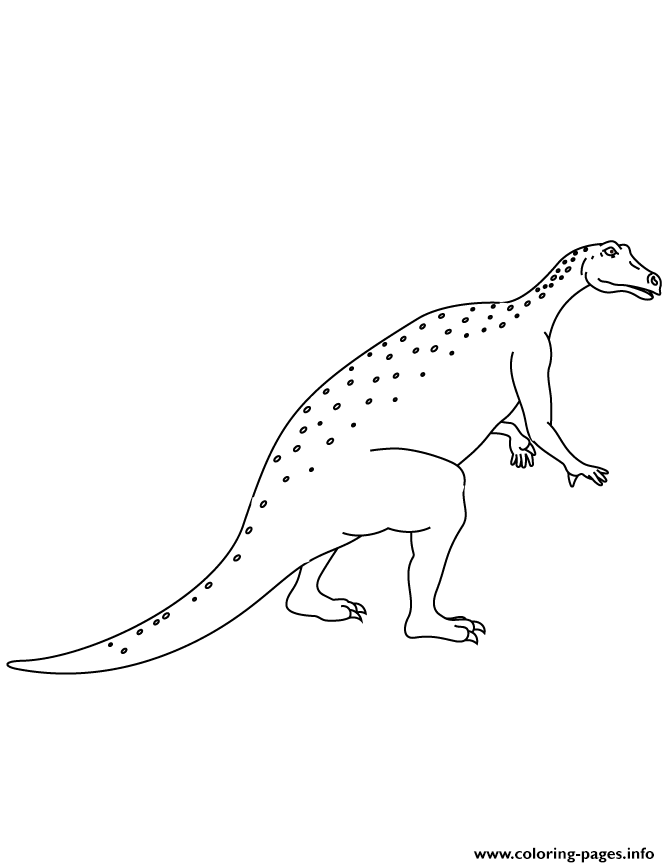 Cartoon Dinosaur 4 coloring