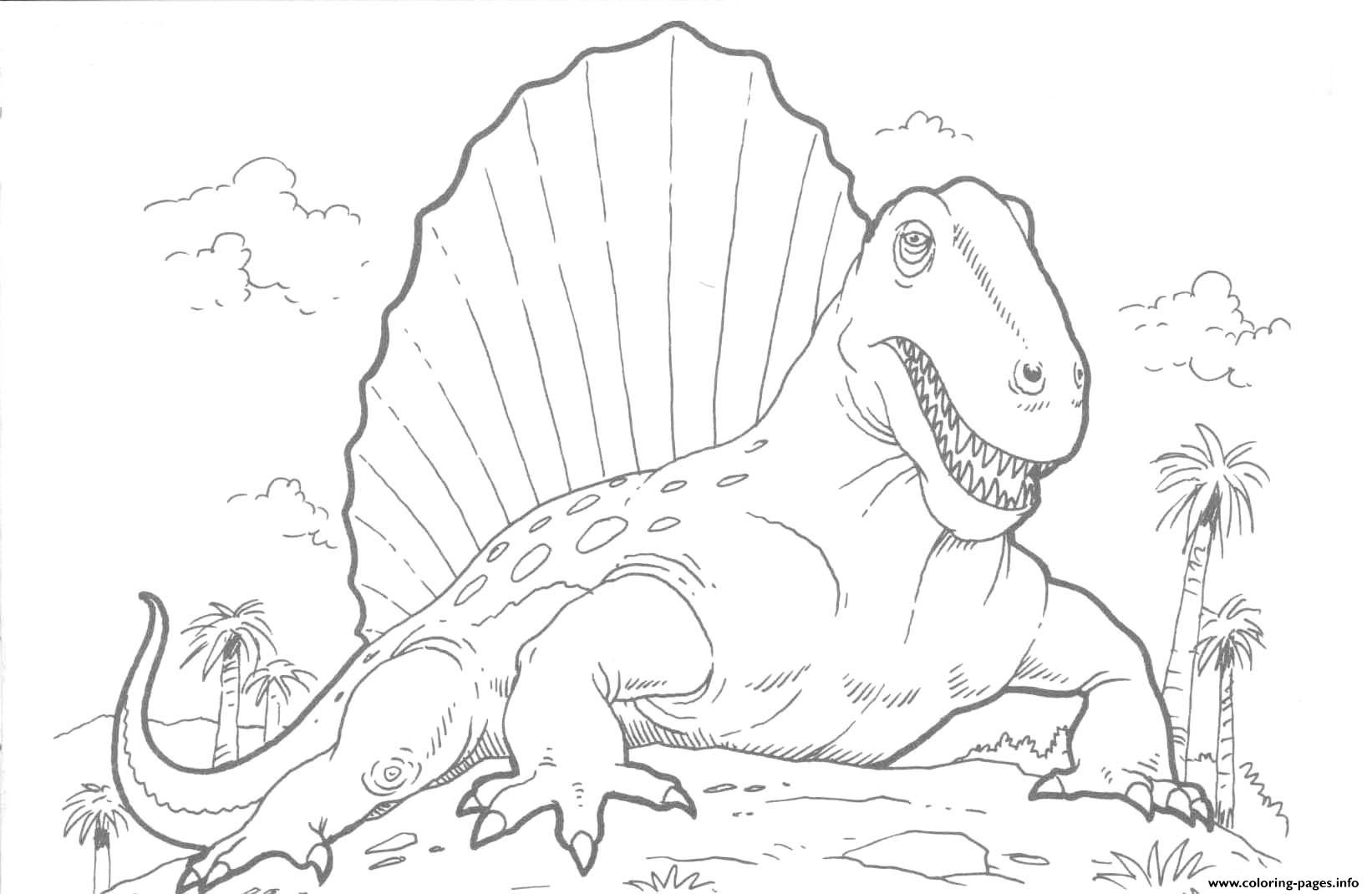 Dimetrodon S Dinosaursd7a7 coloring