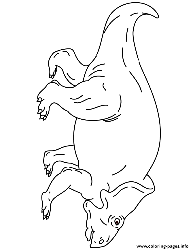 Cartoon Dinosaur 3 coloring