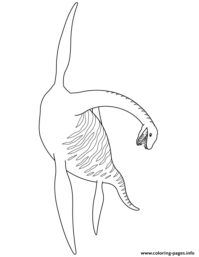 Macroplata Dinosaur coloring
