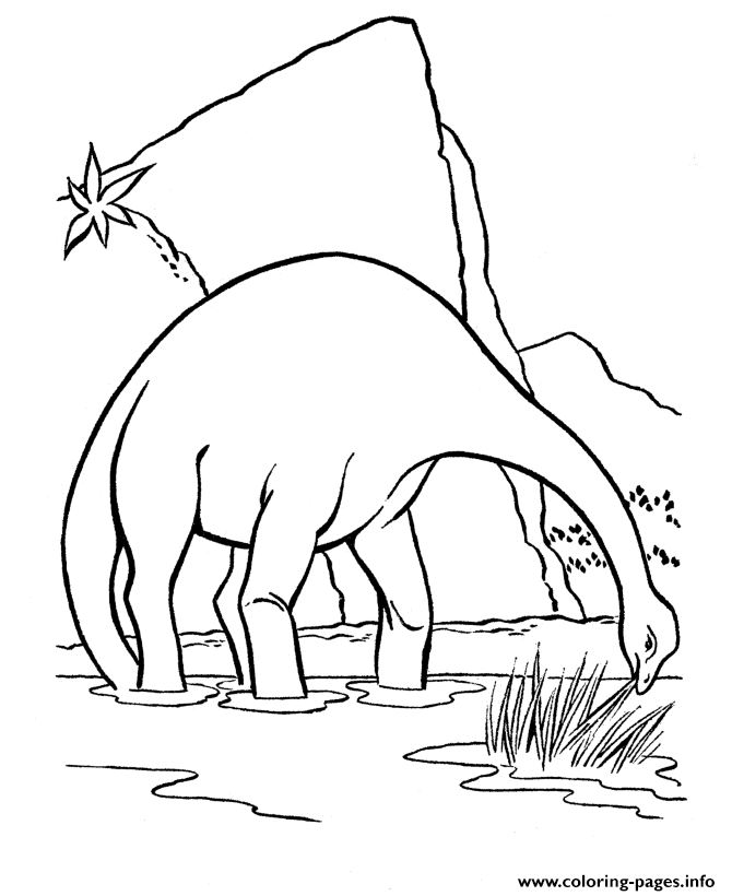 Brontosaurus S Dinosaurs46a7 coloring