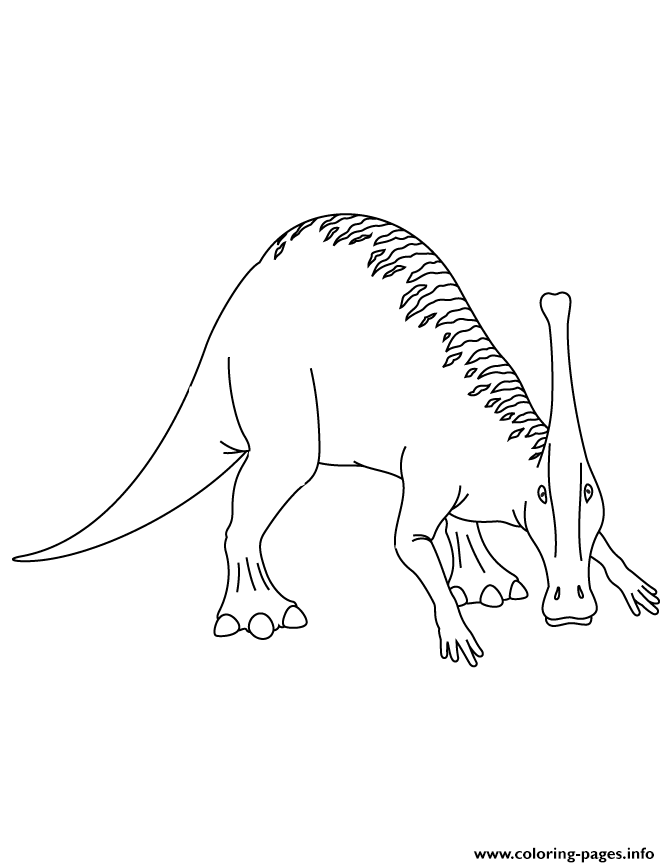 Cartoon Dinosaur 2 coloring