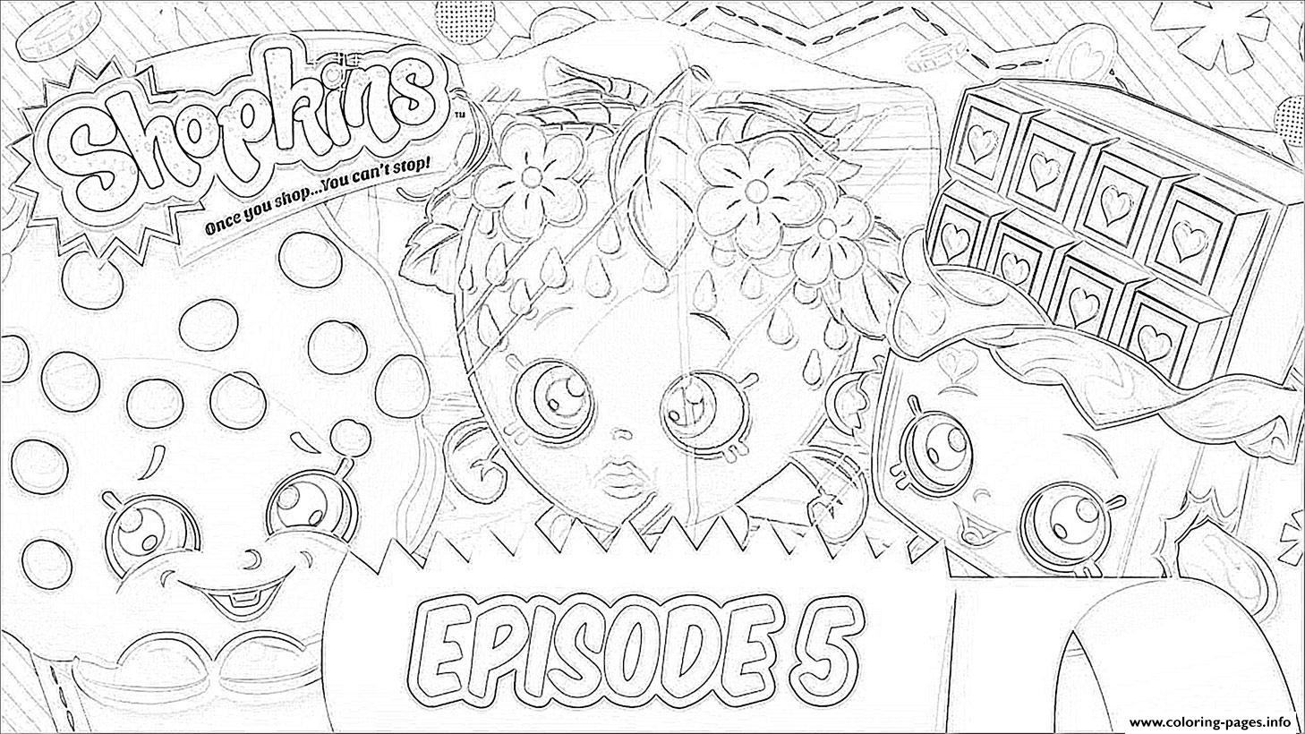 Shopkins Episode 5 coloring