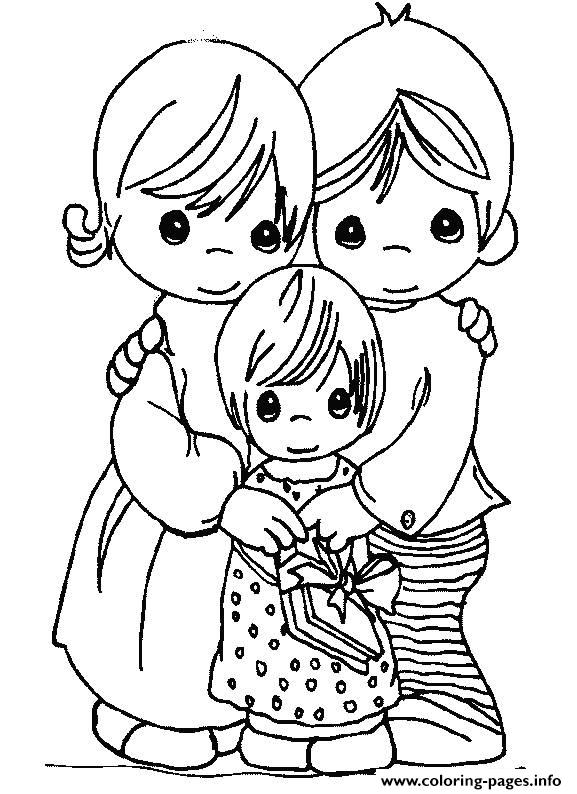 Download Family Thanksgiving S For Girls Precious Moments592e Coloring Pages Printable