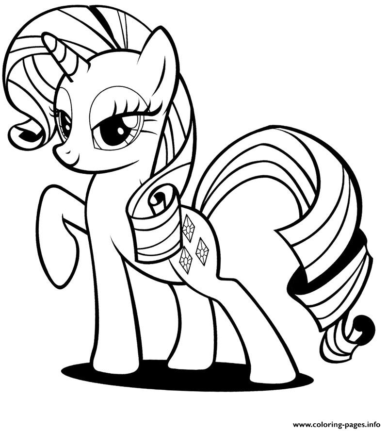 Rainbow Dash Cute Pony Coloring Pages Printable