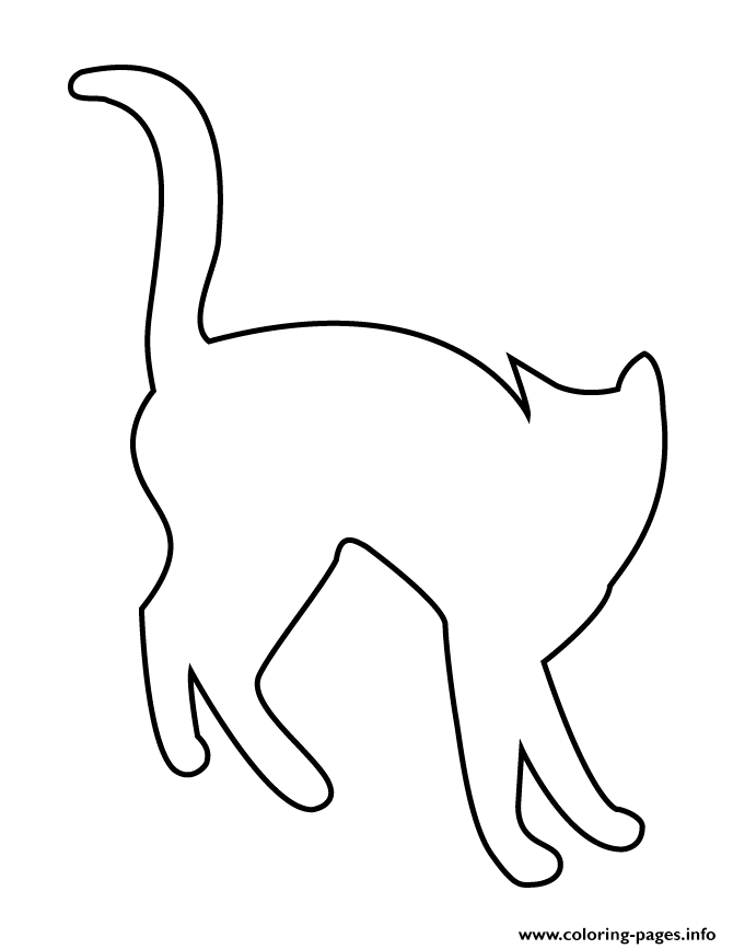 Cat Stencil 71 coloring