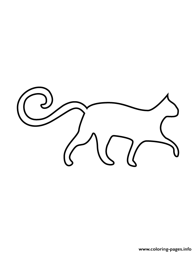 Cat Stencil 79 coloring