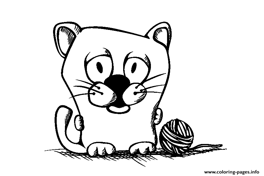 Cartoon Cat 94f8 coloring