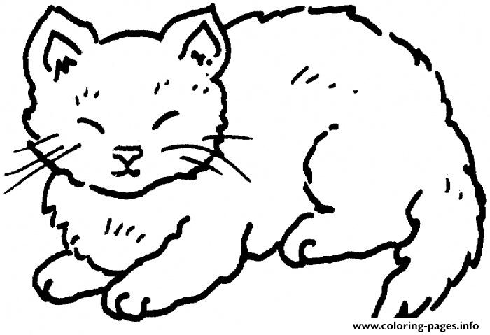 Kittens For Kids Cat Fat2304 coloring