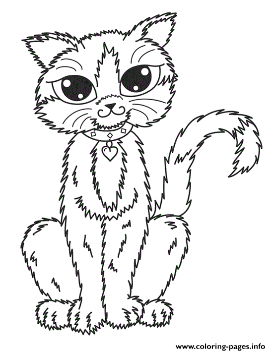 Rich Cat Animal Kittens2623 coloring