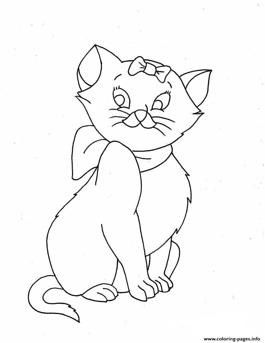 Female Cat Animal S5c1d coloring