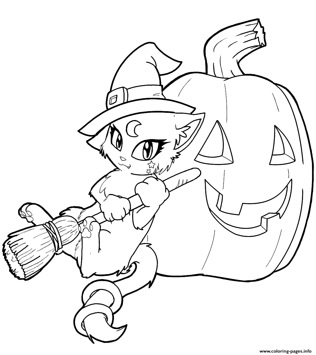 Kitty Cat Free Halloween S For Kindergartenc4bf coloring