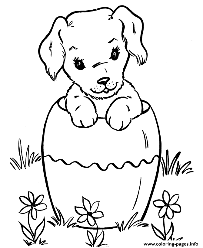 Puppy In A Jar0465 coloring