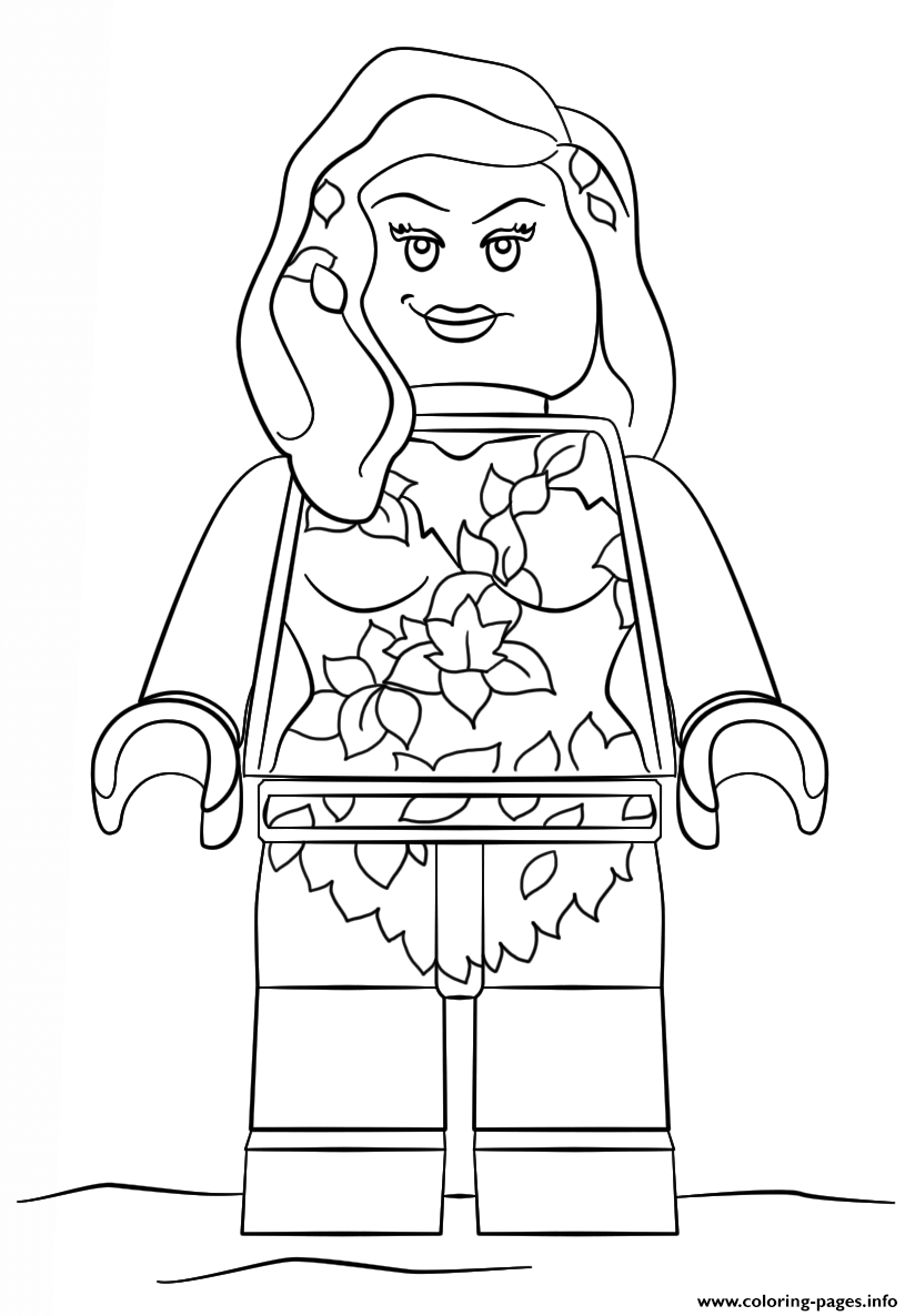 Lego Poisin Ivy coloring pages
