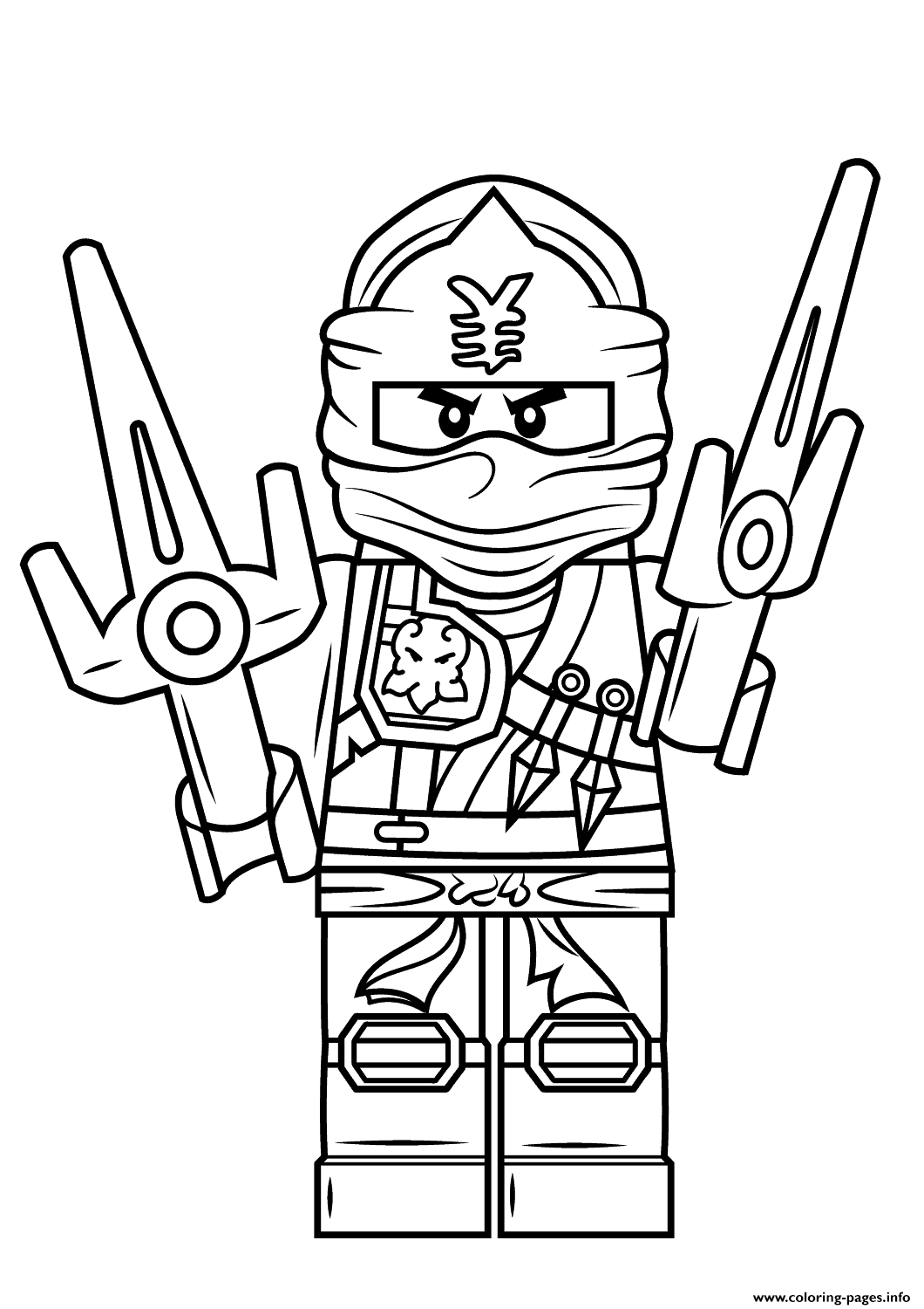 ninjago green ninja coloring pages