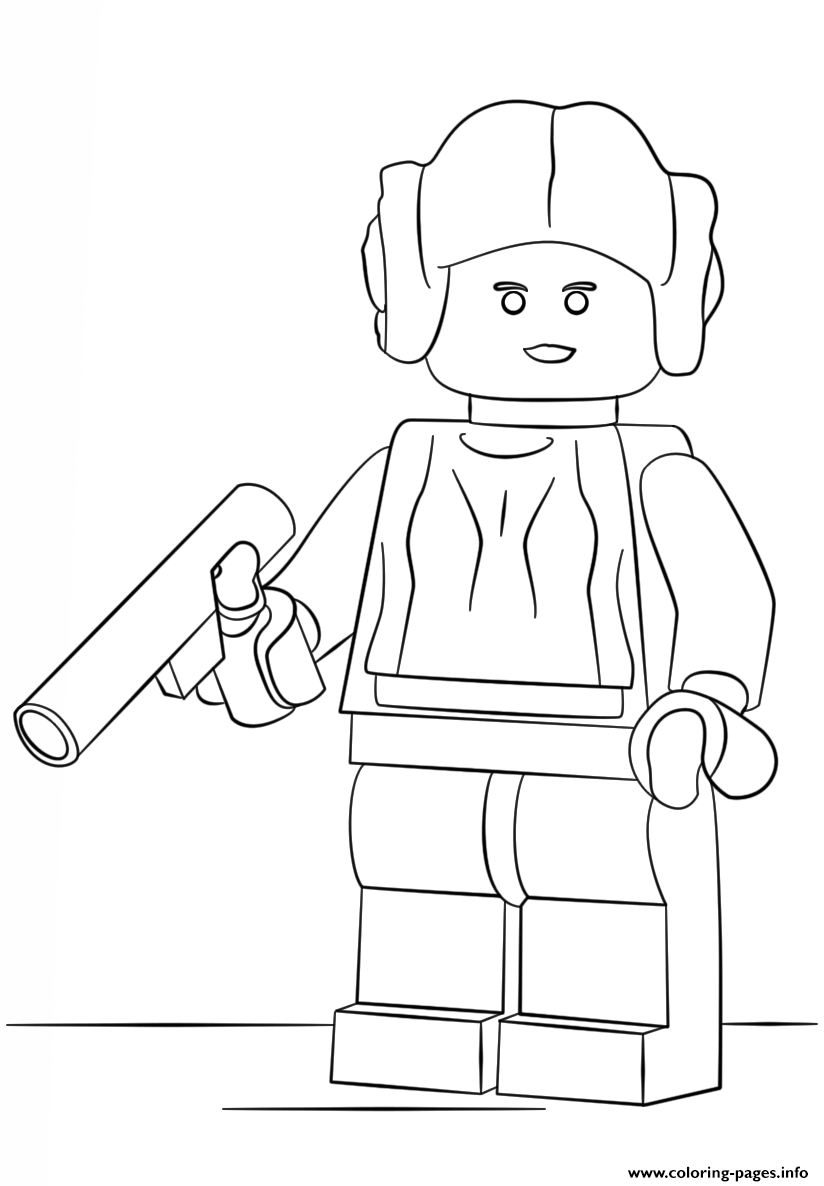 Coloriage De Lego Star Wars