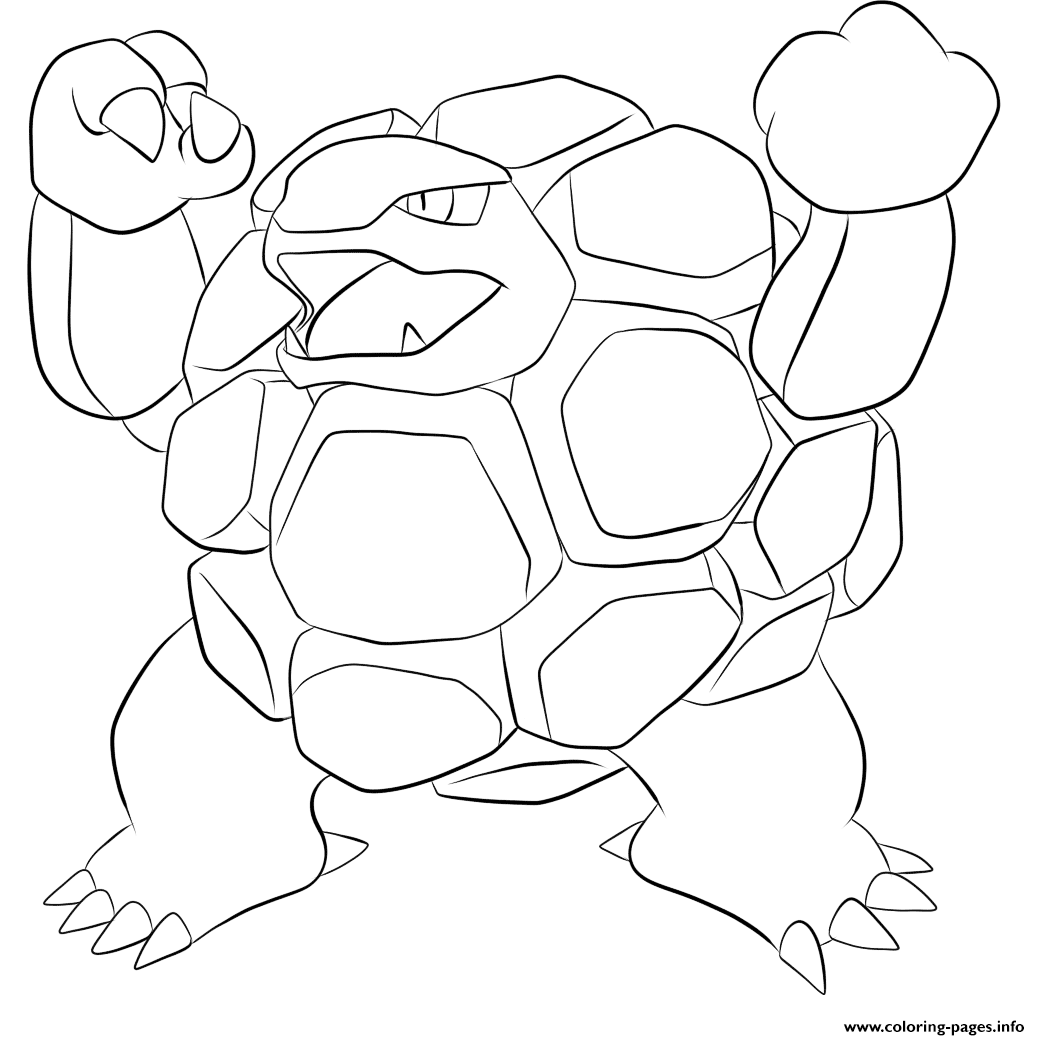 076 Golem Pokemon Coloring Pages Printable