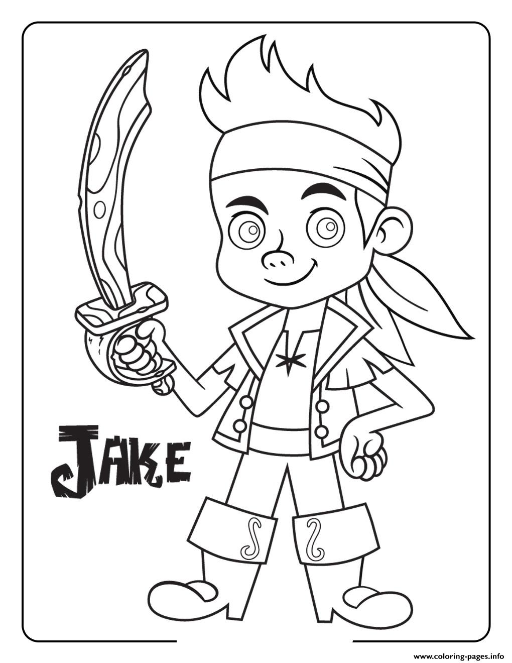 Jake And The Neverland Pirates Halloween coloring